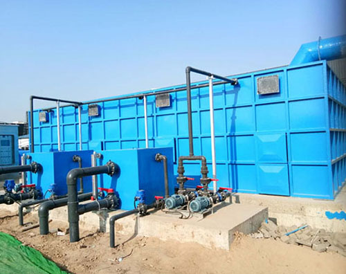 玻璃钢生物除臭箱生物除臭设备生物除臭设备雨污水一体化泵站玻璃钢夹